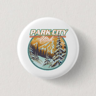 Park City Utah Travel Logo Button