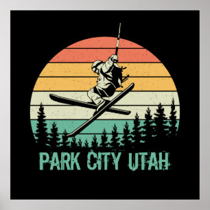 Park City Utah Vintag Poster