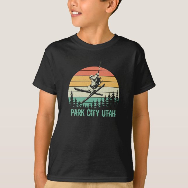 Park City Utah Vintag T-Shirt (Vorderseite)