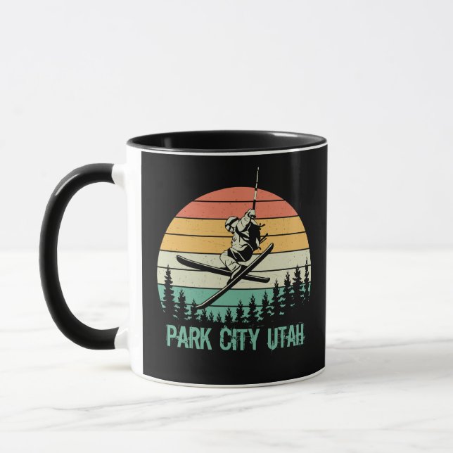 Park City Utah Vintag Tasse (Links)