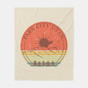 Park City Utah Vintage Fleecedecke