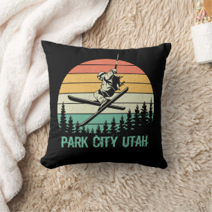 Park City Utah Vintage Kissen