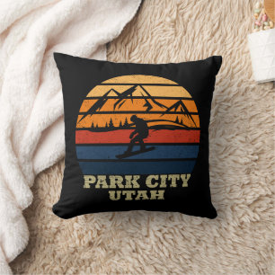 Park City Utah Vintage Kissen