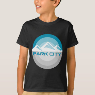 Park City Utah Vintage Retro Snowboarden Skifahren T-Shirt