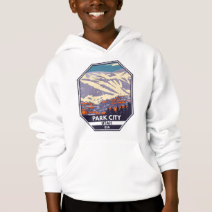 Park City Utah Wintergebiet Emblem  Hoodie