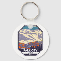 Park City Utah Wintergebiet Emblem