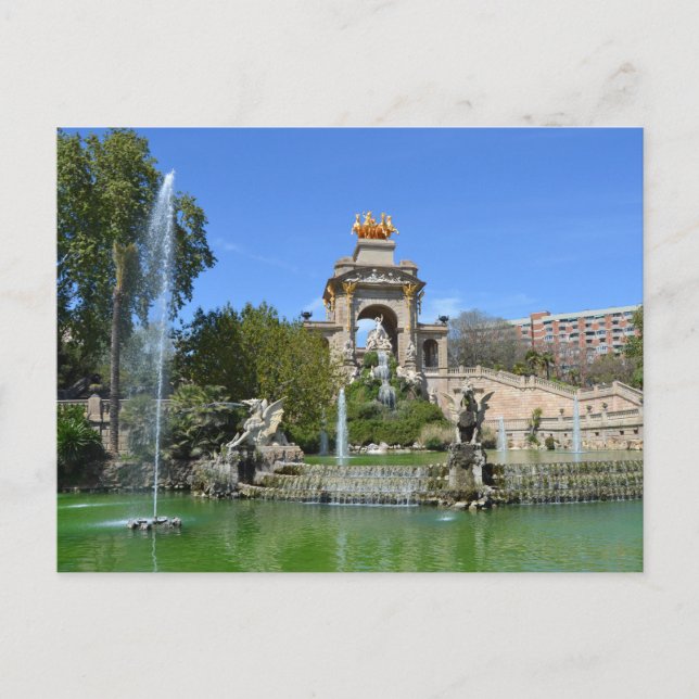Park Ciutadella Postkarte (Vorderseite)