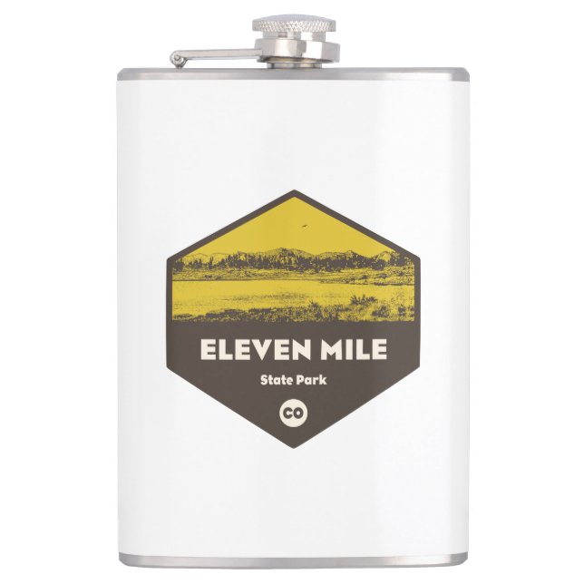 Park der Elven Mile, Colorado Flachmann (Vorderseite)