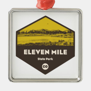 Park der Elven Mile, Colorado Ornament Aus Metall