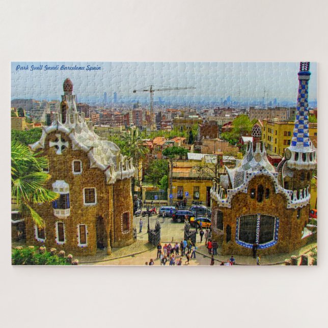 Park Gaudi Barcelona. Jigsaw Puzzle (Horizontal)