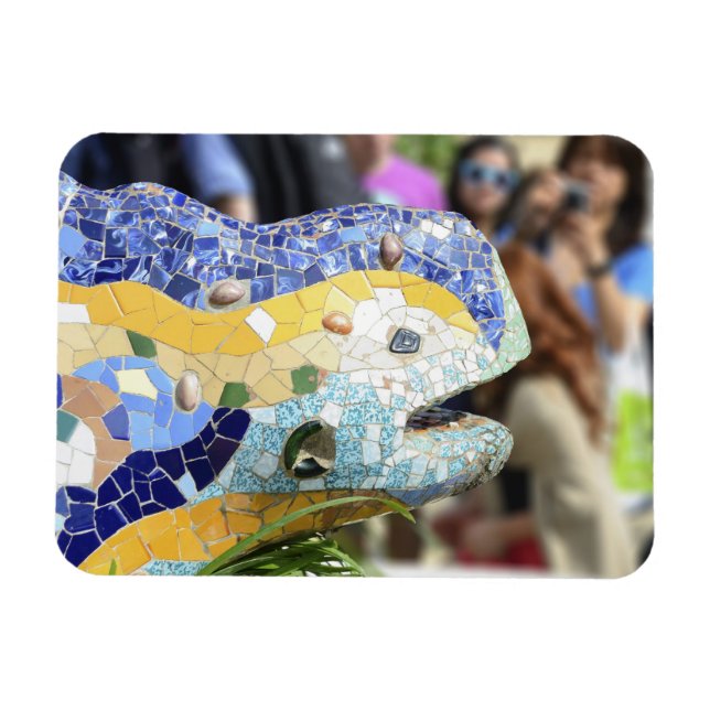 Park Guell Dragon Premium Magnet (Horizontal)