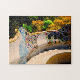 Park Guell Gaudi Barcelona. Puzzle