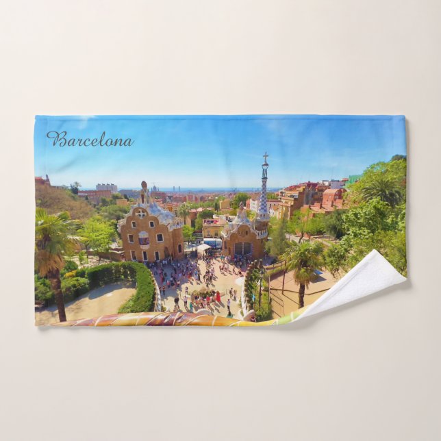 Park Güell in Barcelona Handtuch (Handtuch)