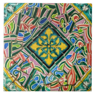 Park Guell Mosaiken Fliese
