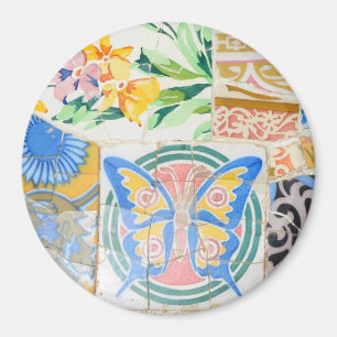 Park Guell Mosaiken Magnet