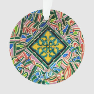 Park Guell Mosaiken Ornament