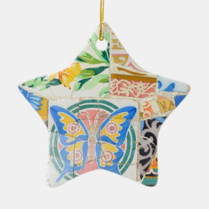 Park Guell Mosaiken Verzierung Keramikornament