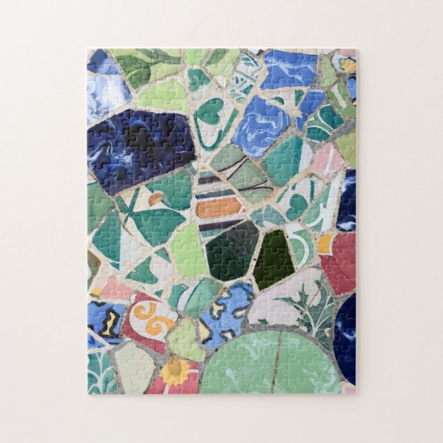 Park Guell Mosaikpuzzlespiel Puzzle (Vertikal)