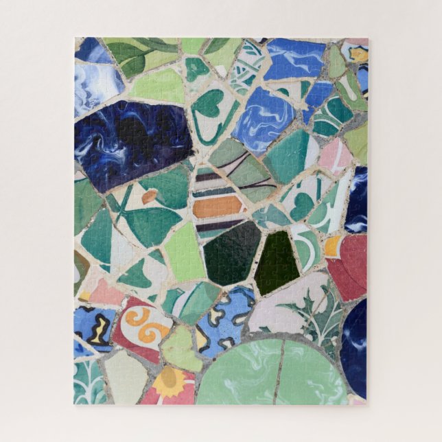 Park Guell Mosaikpuzzlespiel Puzzle (Vertikal)