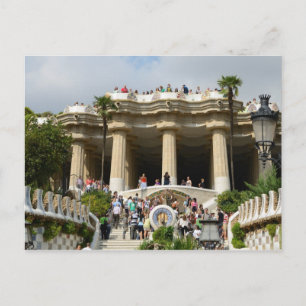Park Guell Postcard Postkarte