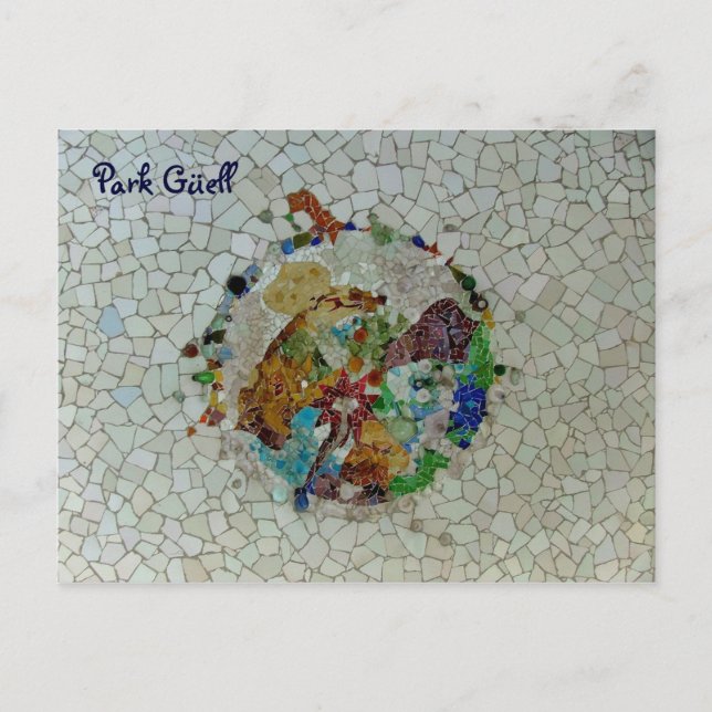 Park Güell Postkarte (Vorderseite)