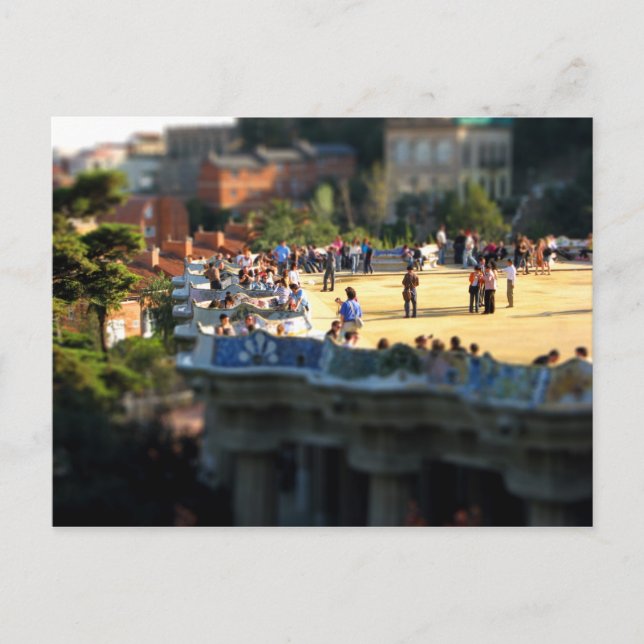 Park Guell Postkarte (Vorderseite)