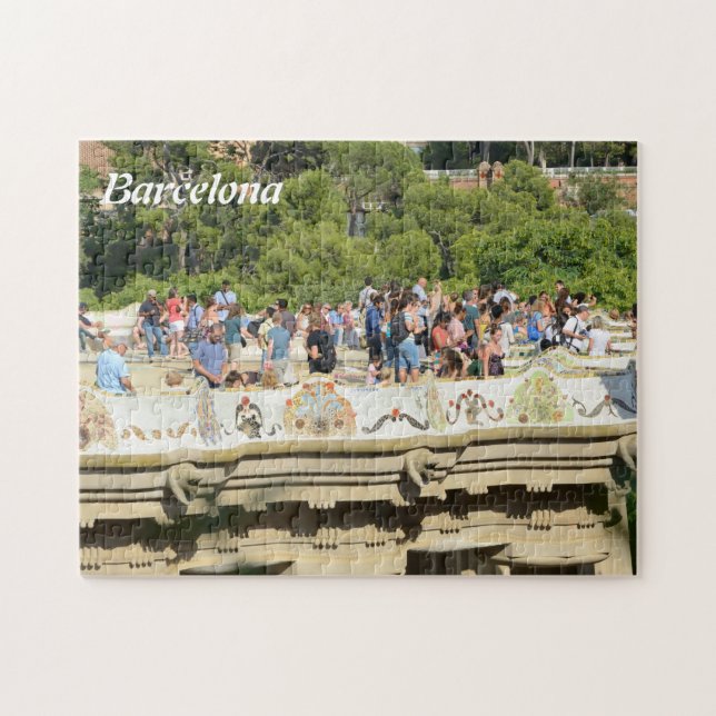 Park Guell Puzzlespiel Puzzle (Horizontal)