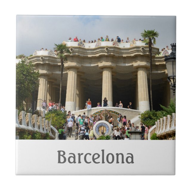 Park Guell Tile Fliese (Vorderseite)