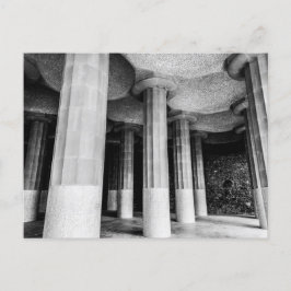 Park Güell von Antonio Gaudi in Barcelona Foto Feiertagspostkarte