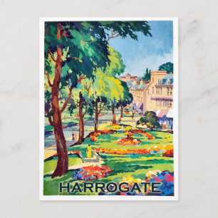 Park in Harrogate Wellness-Center town, North York Postkarte