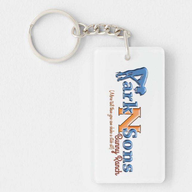 Park N Sons Spaß Bunny Ranch Schlüsselanhänger (Vorderseite)