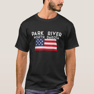 Park North Dakota USA Staat America Travel T-Shirt
