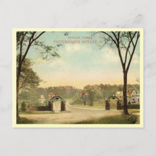 Park, Nutley, New Jersey Vintag Postkarte