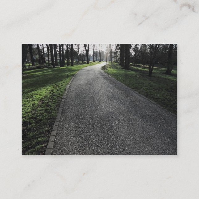 Park-Pfad Visitenkarte (Vorderseite)