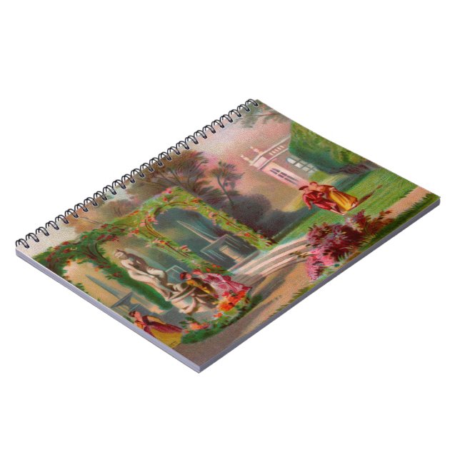 Park Promenade Notebook Notizblock (Linke Seite)