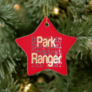 Park Ranger Extraordinaire Keramik Ornament