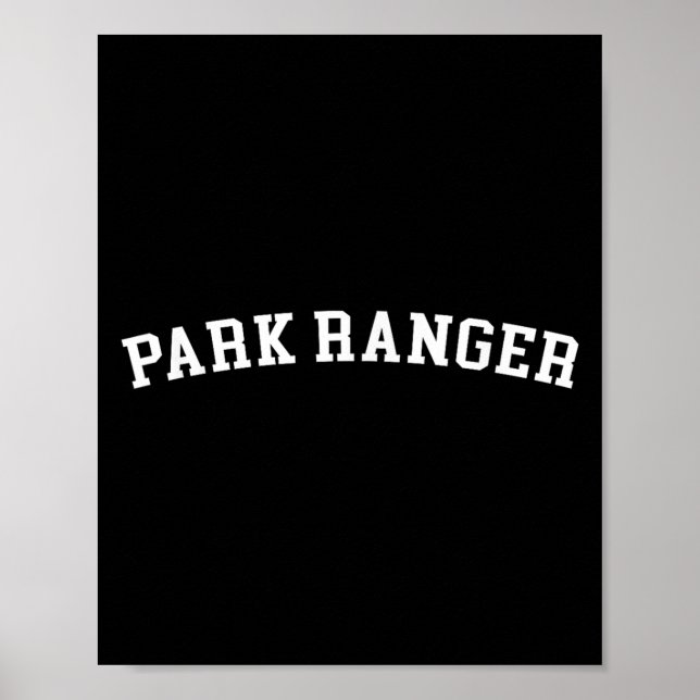 Park Ranger Poster (Vorne)