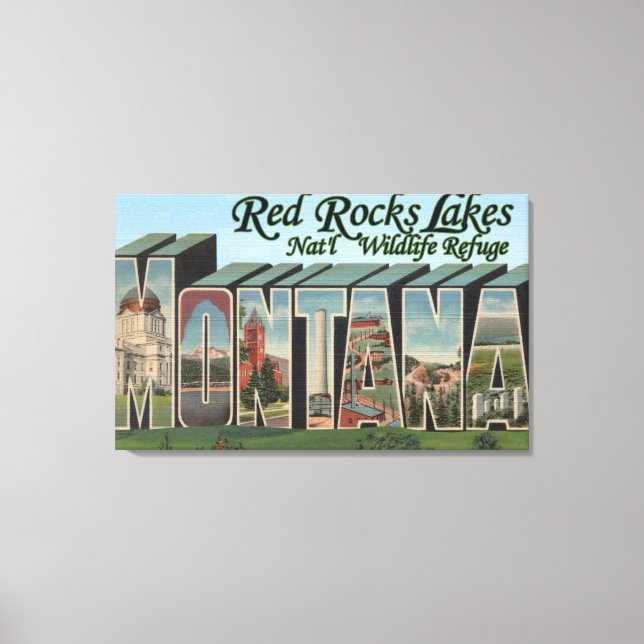 Park Rocks, Montana Leinwanddruck (Vorderseite)