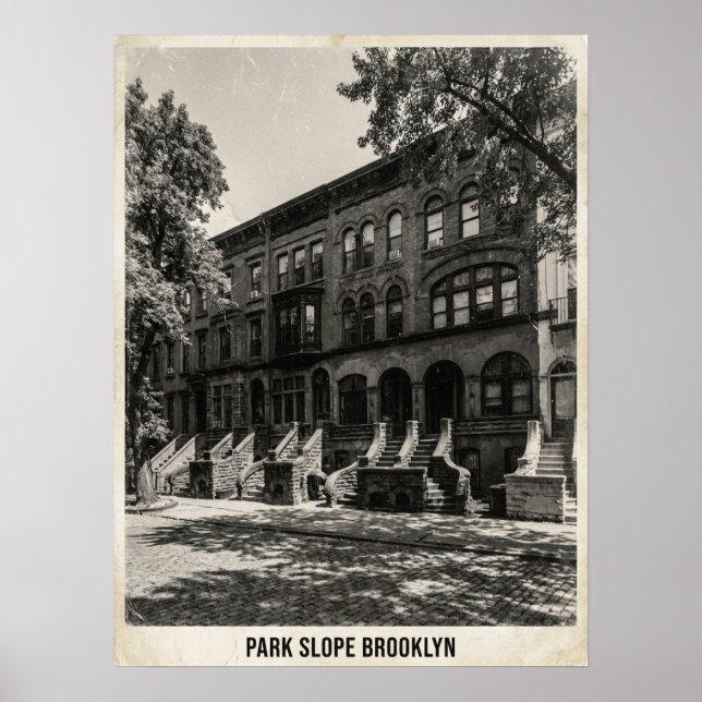 Park Slope Brooklyn New York Poster (Vorne)