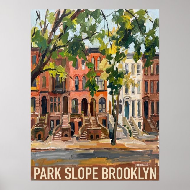 Park Slope Brooklyn New York Poster (Vorne)