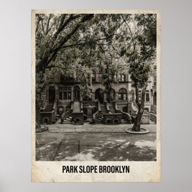 Park Slope Brooklyn New York Poster (Vorne)
