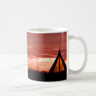Park Sonnenuntergang Kaffeetasse