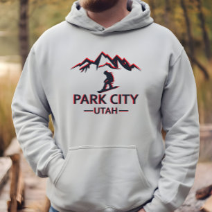 Park Stadt Utah Snowboarden Hoodie