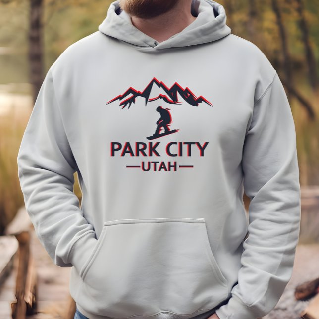 Park Stadt Utah Snowboarden Hoodie (Von Creator hochgeladen)