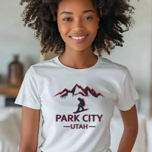 Park Stadt Utah Snowboarden T-Shirt