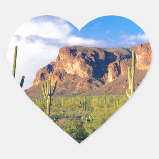 Park Superstition Ains Tonto Forest Herz-Aufkleber