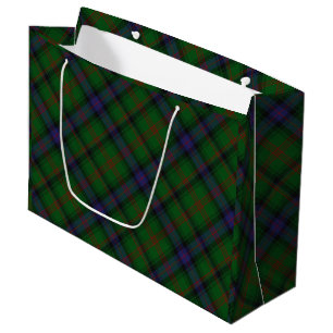 Park tartan grün kariert große geschenktüte
