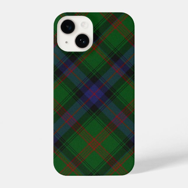 Park tartan grün kariert iPhone hülle (Rückseite)