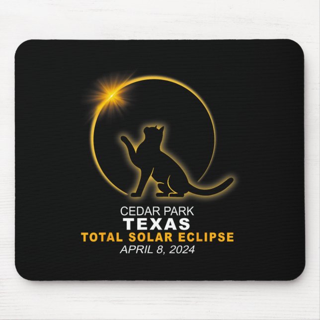 Park Total Solar Eclipse 8.4.2024 Mousepad (Vorne)