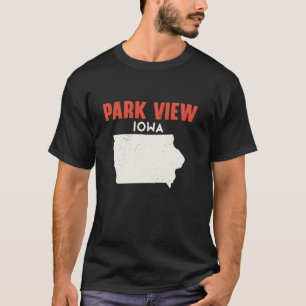 Park View Iowa USA Staat Amerika Reisen Iowan T-Shirt